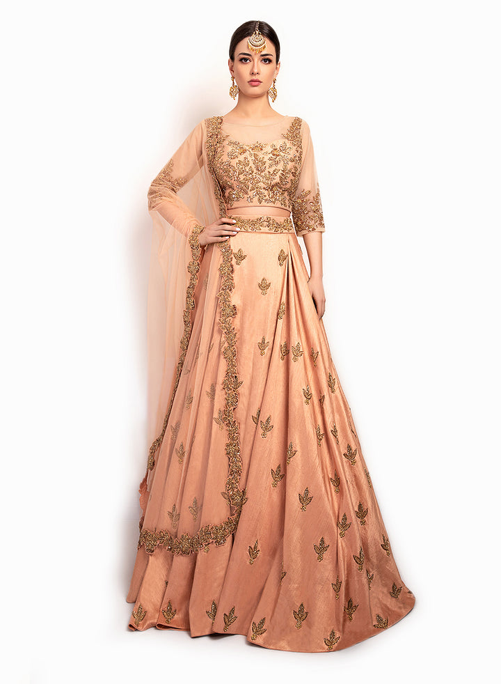 sonascouture - Gorgeous Lengha With Modern Style Top BW101