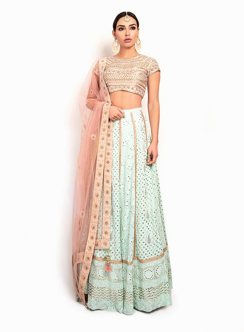 green emerald velvet dress Buy Stunning Mint Green One Shoulder Designer Gown Online in USA – Pure  Elegance main image 1