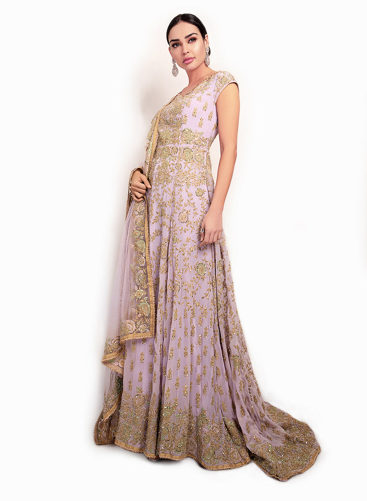 sonascouture - Lavender Trail Gown GW030