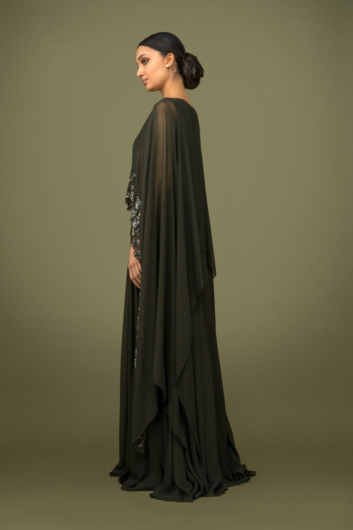 sonascouture - Cape Gown GW035