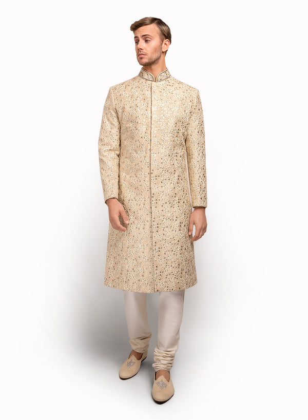 sonascouture - Sherwani Fully Detailed With Thread MM012