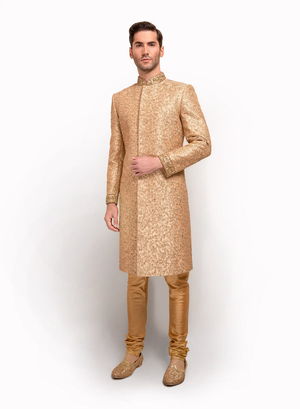 sonascouture - Antique Embroidered Sherwani MM041