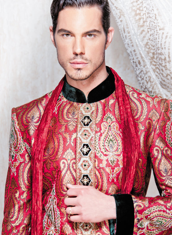 sonascouture - Ornate Sherwani M175