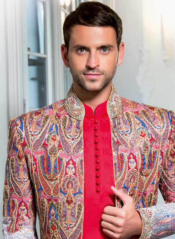 sonascouture - Regal Brocade Sherwani M199