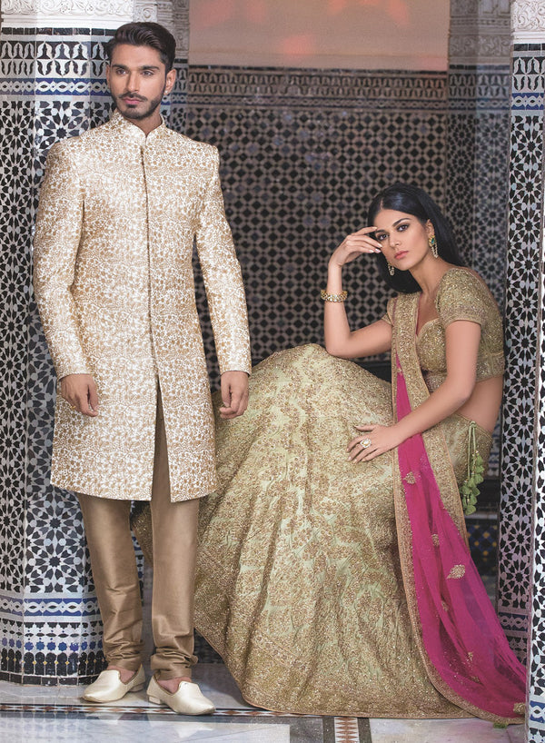 sonascouture - Ivory Sherwani M350