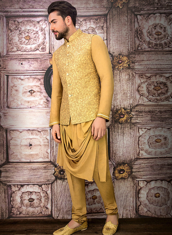 sonascouture - Gold Kurta M353