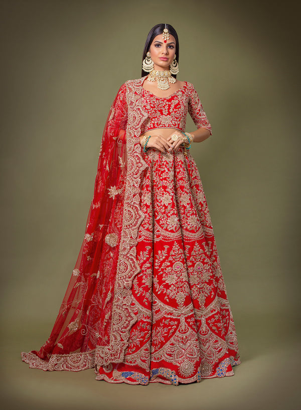 Red Peacock Bridal W405