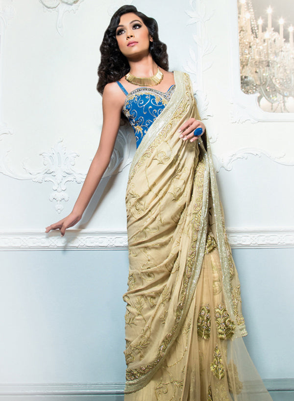 sonascouture - Gold Concept Sari W200