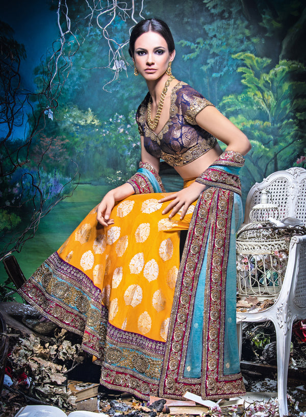 sonascouture - Traditional Brocade Bridal W236