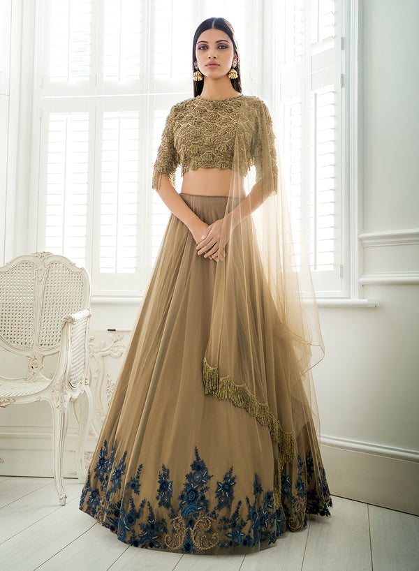 sonascouture - Caramel/Navy Bridal W373